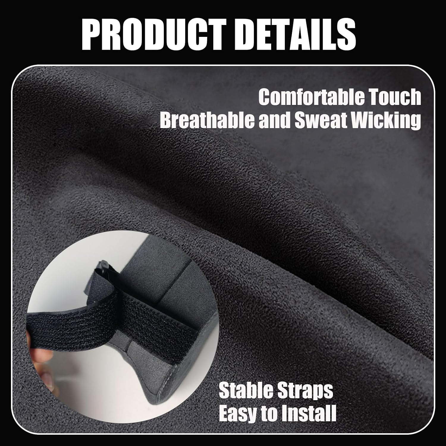 1 Pair Memory Foam Chair Arm Rest Support Pads