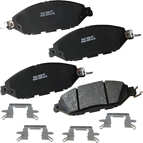 Miniatura 309 de Pastillas de freno delanteras cerámicas Bendix Premium SBC11 para modelos seleccionados Dodge Dart, Ford Fairlane, Falcon, Sedan Delivery, Mustang