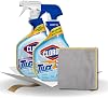 Clorox Tilex Daily Shower Cleaner Spray 32 oz Clorox Tilex Mold and Mildew Remover Spray 32 oz Bundle with Microfiber Cloth - Mold Remover - Soap Scum & Hard Water Stain Removal - 3 Items