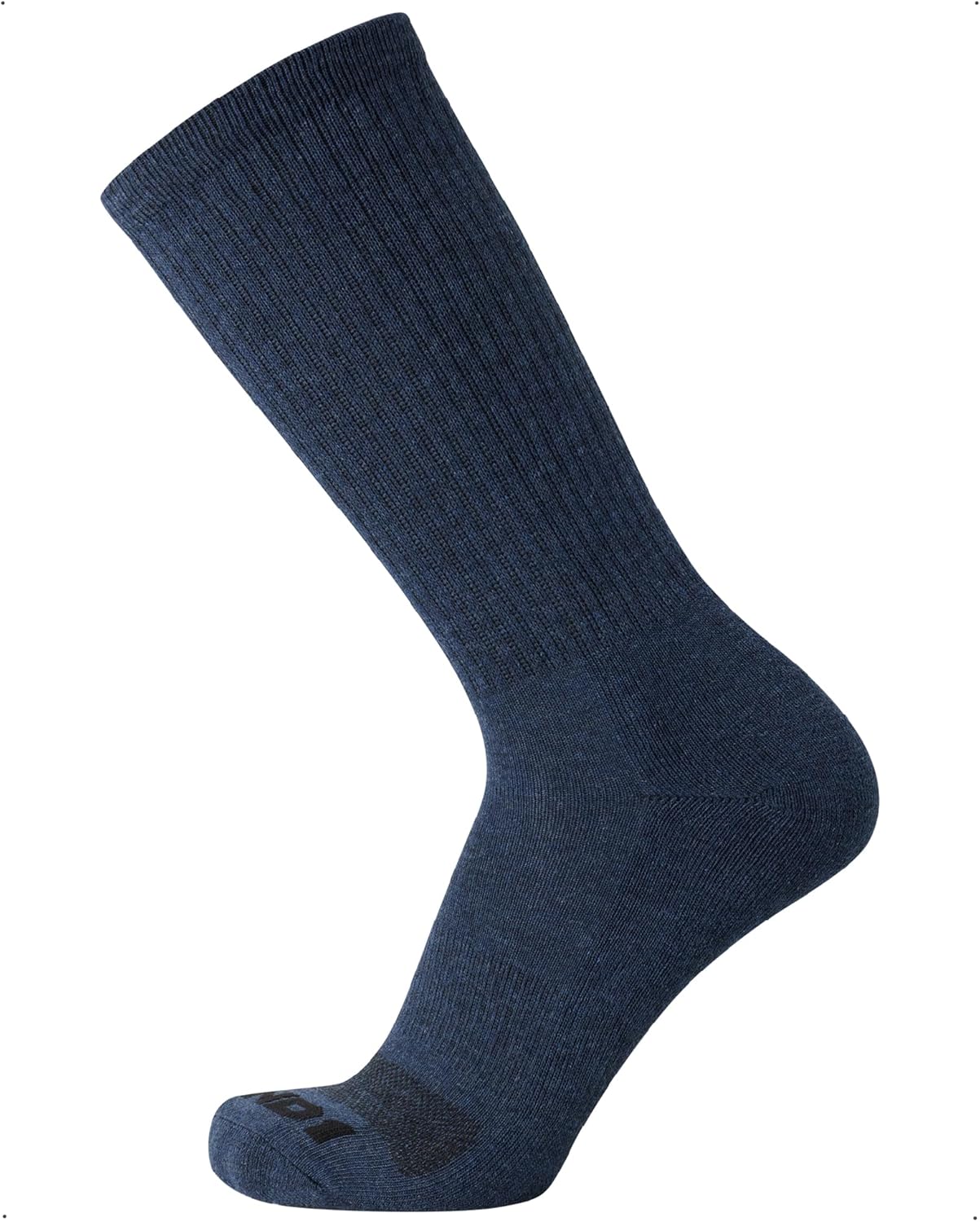 AND1 Mens Crew Socks - 12 Pack Moisture Wicking Cushioned Performance Breathable Athletic Socks for Men (Sizes: 6-12.5) - Image 6