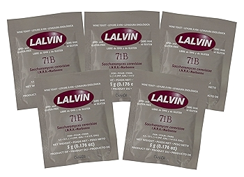 Lalvin 71B-1122 Nouveau Style Wine Yeast for Homebrewing