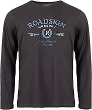 ROADSIGN australia Men's Long-Sleeved Print T-Shirt with Outdoor Vibes for Relaxed Autumn Adventures