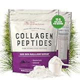 Live Conscious Collagen Peptides Powder - Naturally-Sourced Hydrolyzed Collagen Powder - Hair, Skin, Nail, and Joint Support - Type I & III Grass-Fed Collagen Supplements for Women and Men - 16oz