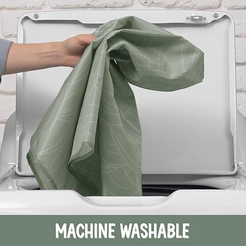 Miniatura 11 de S&T INC. Tapete de salpicaduras para debajo de la silla alta, resistente al agua, 42 x 42 pulgadas, alfabeto azul Alfabeto azul,Verde,Dispersión