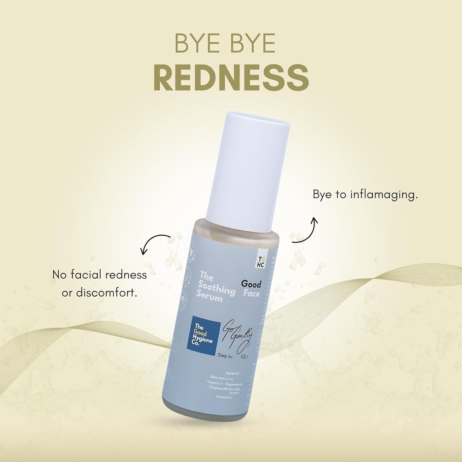 The Good Hygiene Company Surying Face Serum 50 ML for sensitive skin | Gentle care for sensitive skin | Hydrating and nutritious | Jojoba Oil, Aloe vera, Vitamin E, Niasinmide The Good Hygiene Company Surying Face Serum 50 ML for sensitive skin | Gentle care for sensitive skin | Hydrating and nutritious | Jojoba Oil, Aloe vera, Vitamin E, Niasinmide
