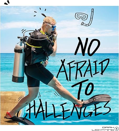 Vista 21 de Dark Lightning Trajes de neopreno para hombres y mujeres, traje húmedo para agua fría, 3/0.079 in para buceo, surf, esnórquel, kayak, deportes