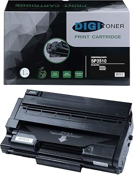 Compatible Toner Cartridge Replacement for Ricoh SP3510 SP 3510, Black [1 Pack]