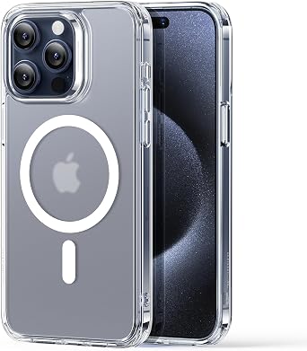 ESR Classic Hybrid for iPhone 15 Pro Max Case, Frosted Clear