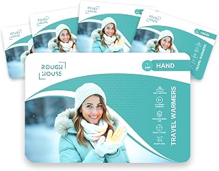 Roughhouse Hand Warmers Pack of 4 Pairs | 8+ Hour Air-Activated Heat Packs for Gloves | No Goo Powder Formula | Trekking, ... Price In India