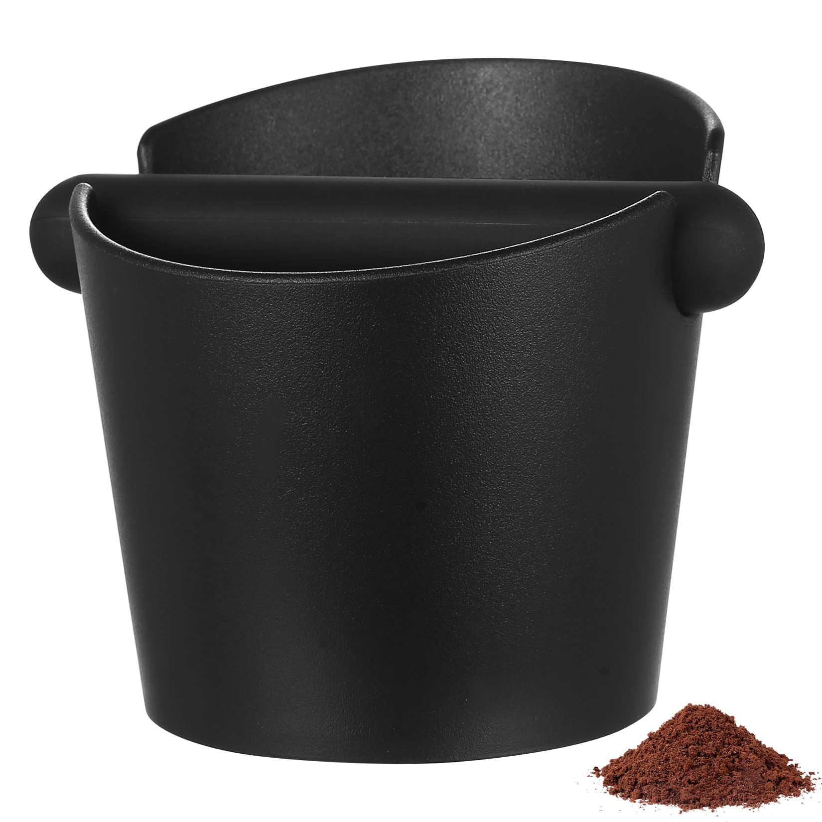1 PcsCoffee Knock Box, Espresso Coffee Grounds Knock Box with Removable Knocks Bar, Grounds Container for Barista Coffee Machine Accessories(Black) โ image 1