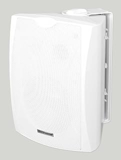 Rockville 70V 6.5" IPX55 Commercial Indoor/Outdoor Wall Speaker - White (WET-6W)