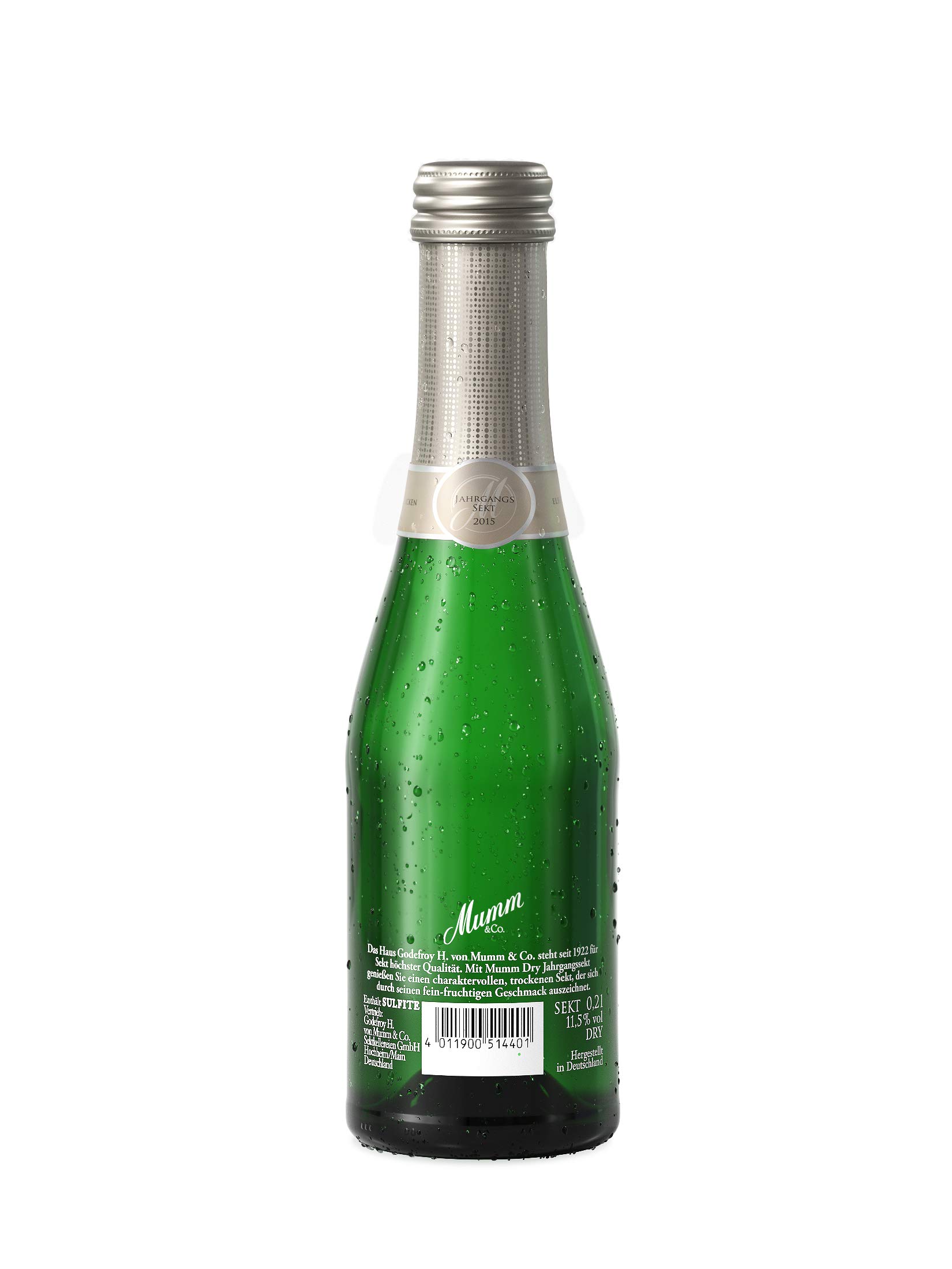 Mumm Dry Jahrgang Sekt-Set (12 ohne Verpackung)