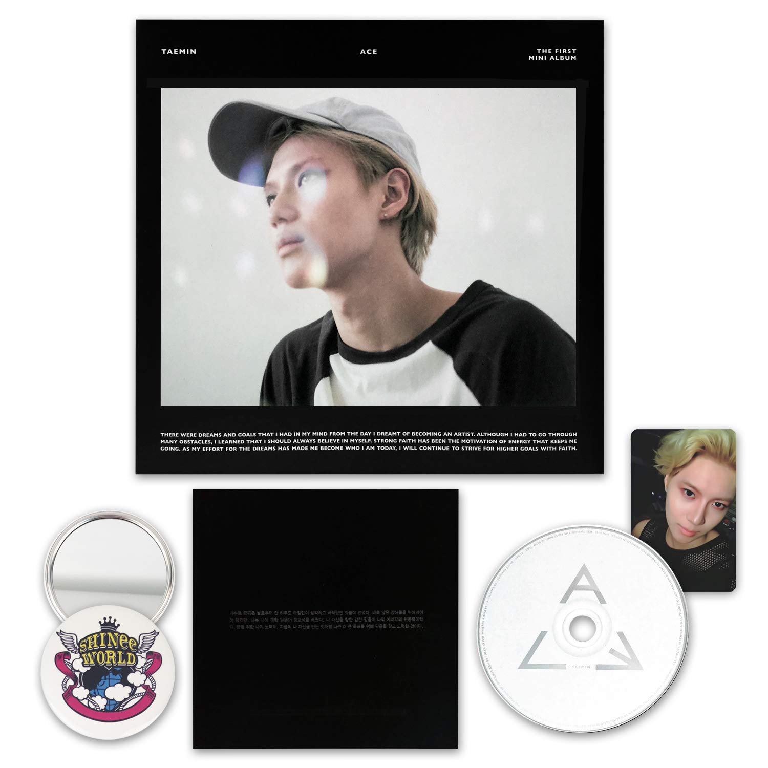 Shinee Taemin 1st Mini Album Ace Black Ver Cd Booklet | Desertcart