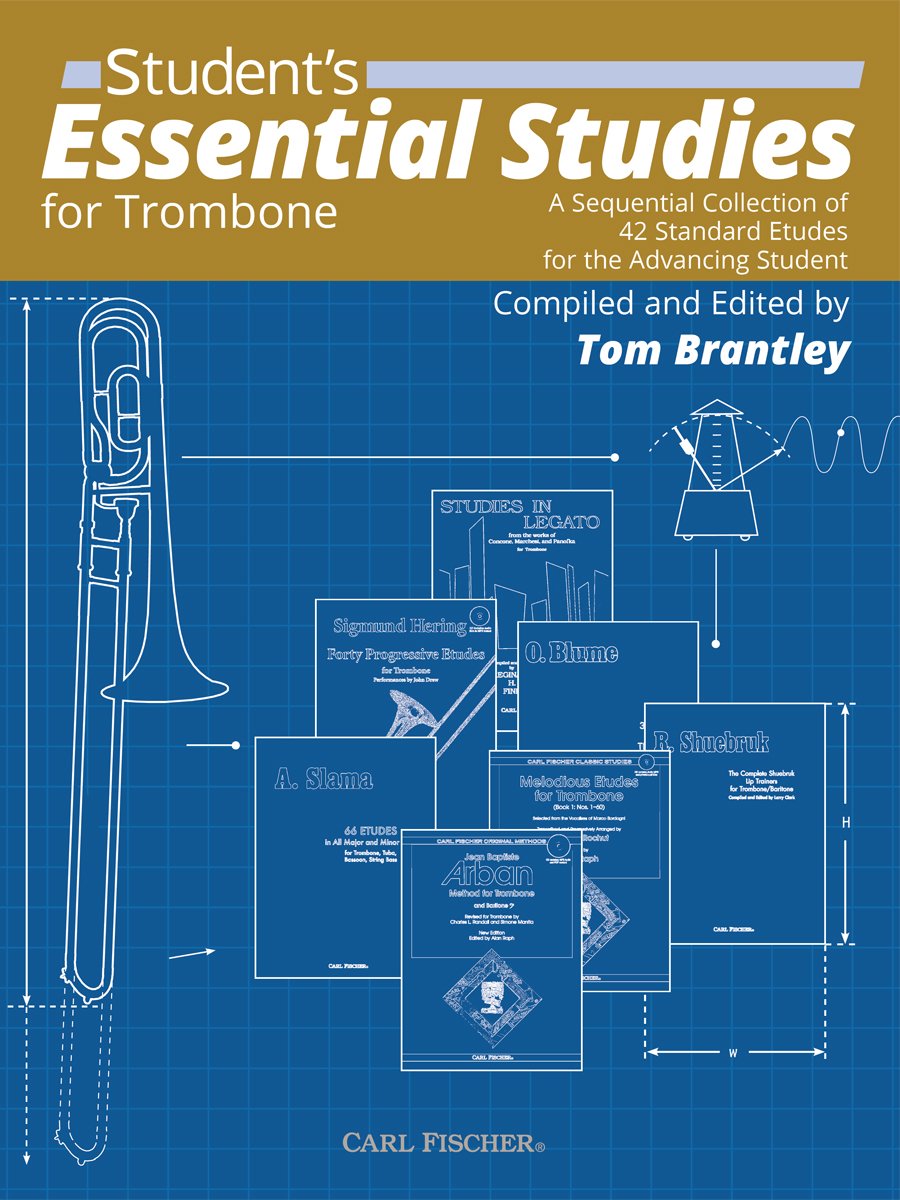 Trombone Student's essential studies pour jouer juste sans bloquer