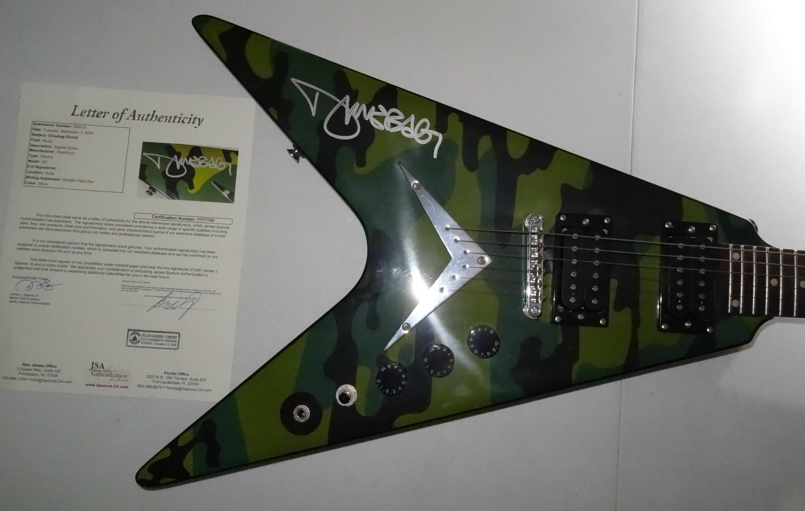 WAshbuRN Dimebag Darrell　signature MODEL Custom DIME Washburn Dimebag Darrell Signature Model Electric