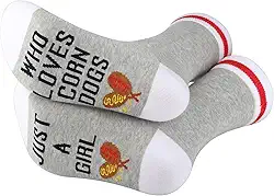 G2TUP 2 pares de meias para amantes de cachorros-quentes, presente para quem ama cachorros-quentes