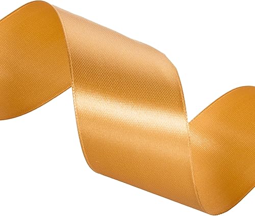 Vista 260 de Cinta de satén sólido azul real de 1 pulgada, cinta de tela artesanal de 50 yardas para envolver regalos, ramos florales, decoración de fiesta
