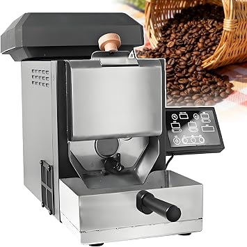 Professional Anto Coffee Roaster Machine 150-300g - Commercial Grade Coffee Bean Roaster with Flame-Simulating Heating,3 Roasting Modes & Smoke Control Technology