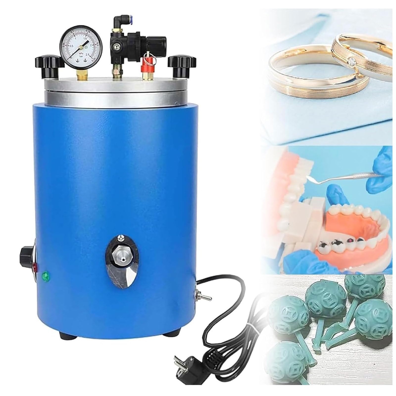 Máquina de inyección de cera automática de 350W con tanque de 2,5L y temperatura regulable