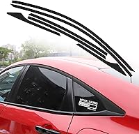 Vista 1 de TOMALL Calcomanías de vinilo para borde de ventana de automóvil compatibles con Honda 10th Civic 2016 2017 2018 2019 2020 2021 Accesorios de moldura