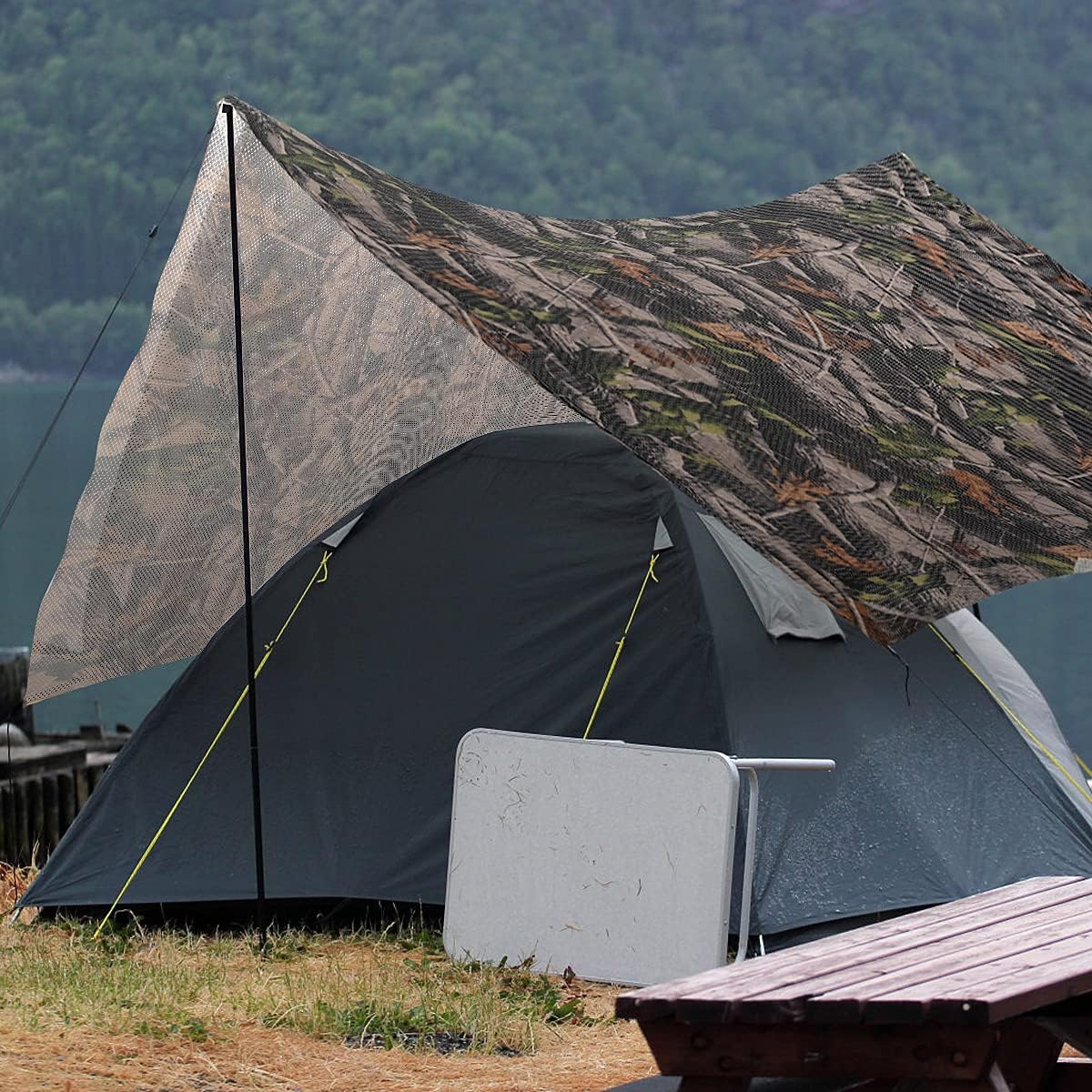 EAmber Camo Net Camouflage Netting Blinds Military Hunting Mesh for Shooting Hunting Party Supplies Decorations : Sports & Outdoors