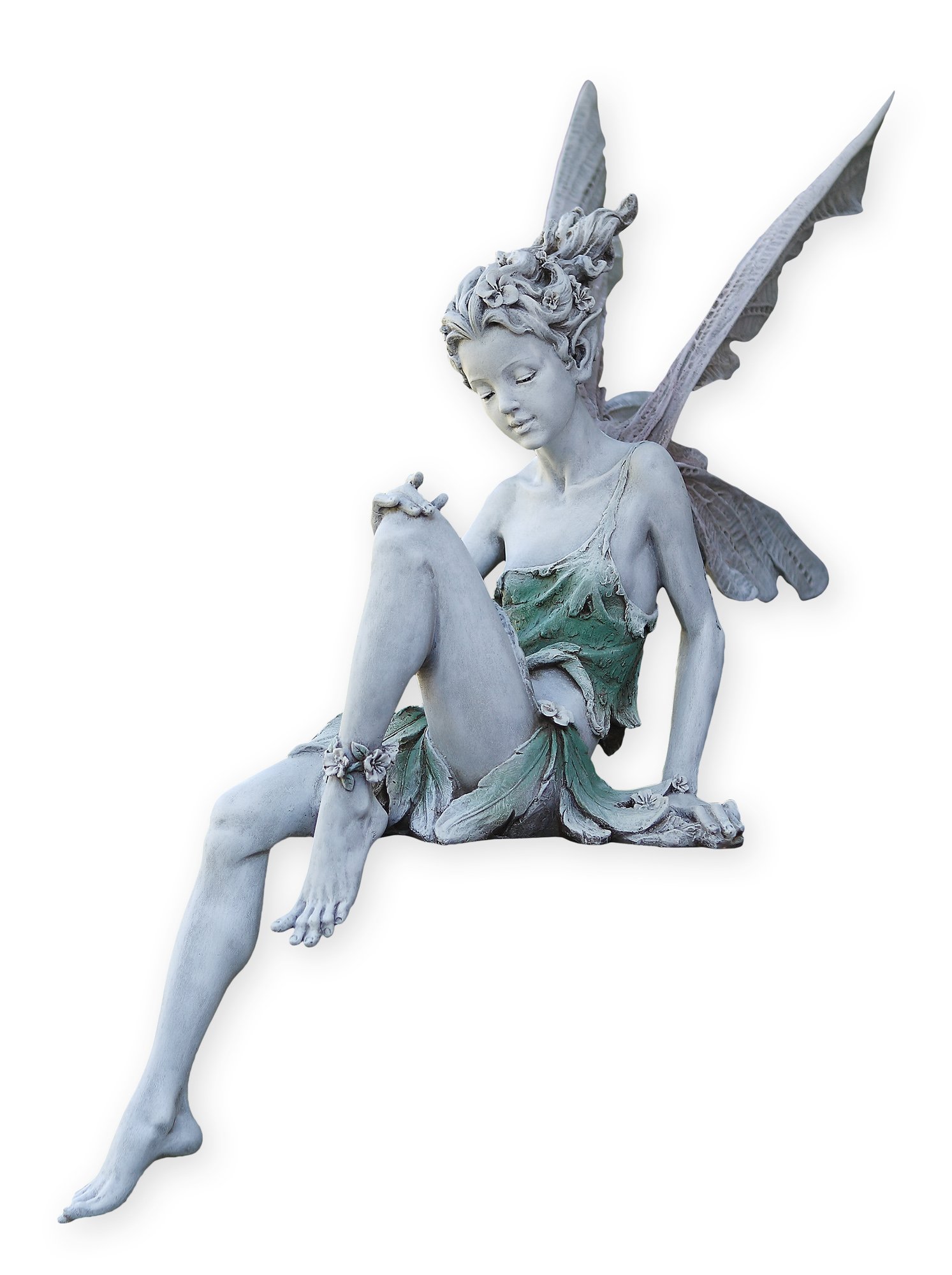 Napco 11235 Sitting Fairy Garden Statue, 24"