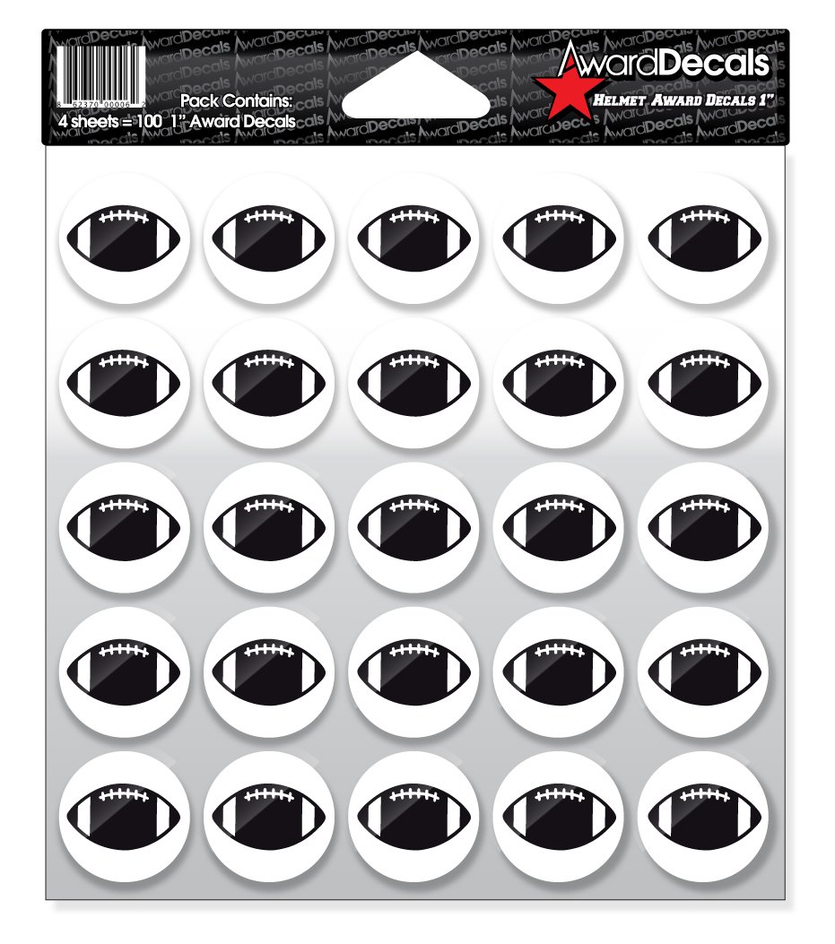Stickers pour casque de football avec adhésif puissant pour récompenser vos joueurs