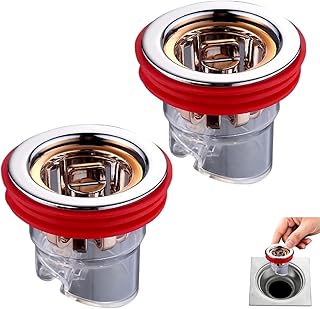 Odor Proof Floor Drain, Floor Drain backflow Preventer, Anti-Odor Floor Drain,One-Way Floor Drain, Prevent Backflow, Prevent Odor Dispersion in Showers, Bathrooms, and Kitchens (2Pcs)