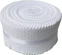LUMANSUO Tecido Jelly Roll - 100% algodão, 40 tiras pré-cortadas (6 x 111 cm) Tecido para estofamento e costura, branco