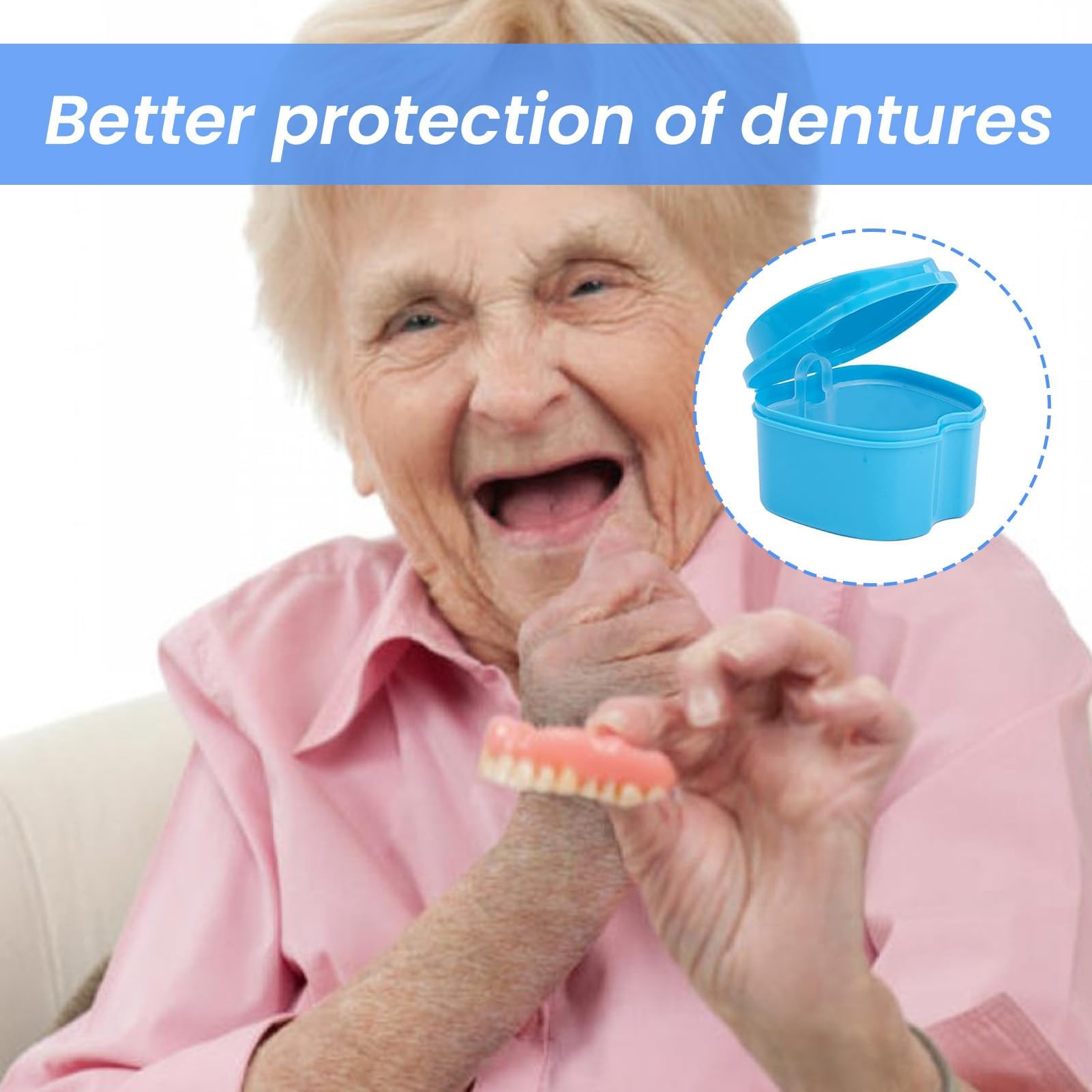 20 Custodiere Per Dentiere/Protesi – Contenitori Con Cerniera, Modello DM70002 - Foto 6