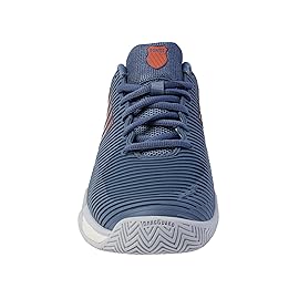 K-Swiss Men\'s Hypercourt Express 2 Tennis Shoe, Infinity/Arctic Ice/Scarlet Ibis, 7.5 M