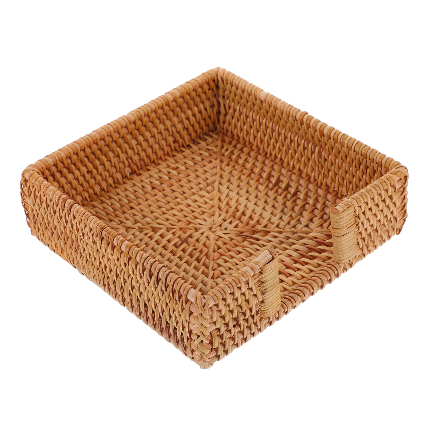 Housse de boîte à mouchoirs tissée et rangement pour voiture et chambre