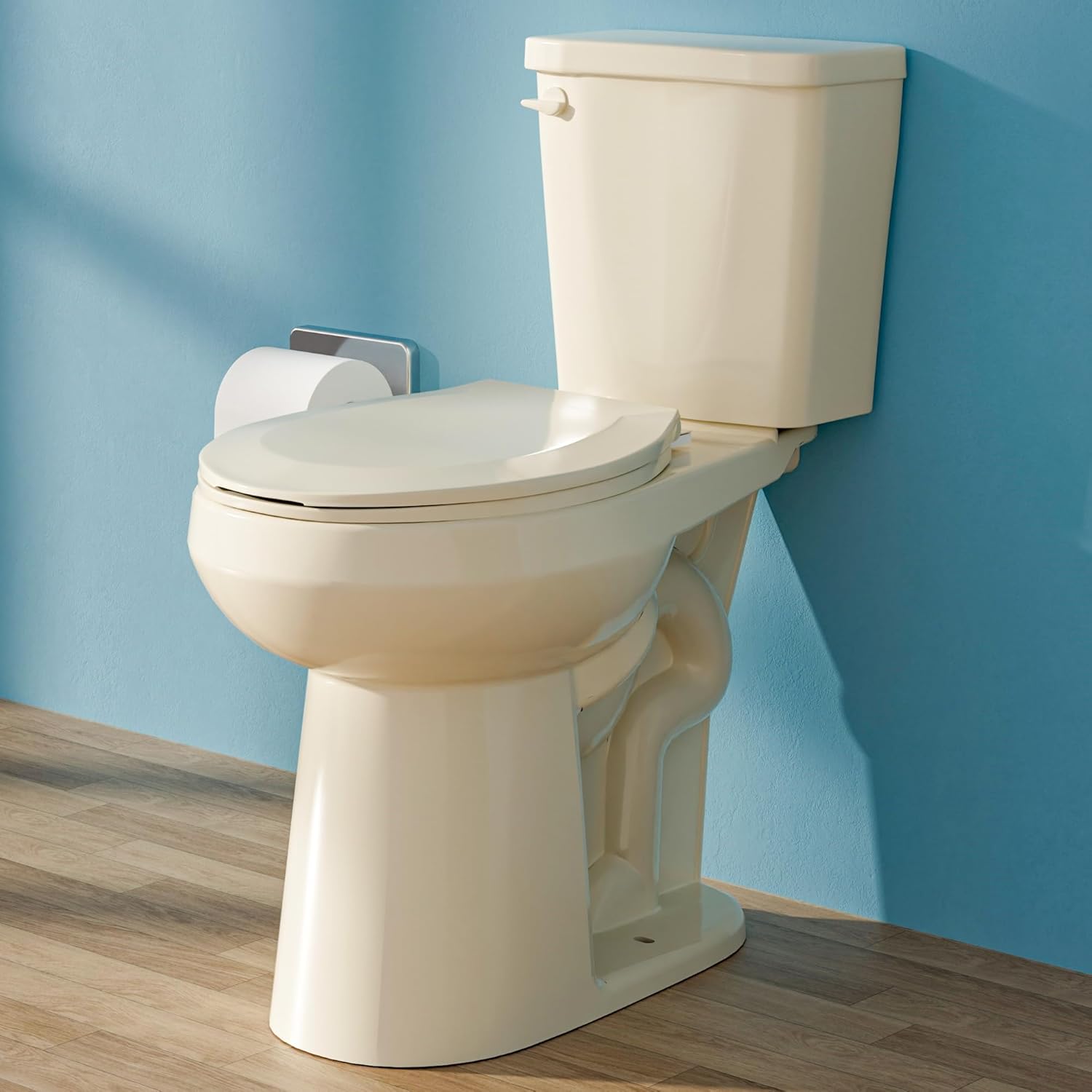 HOMLYLINK 21 Inch Extra Tall Toilet for Seniors, High Toilets, Comfort