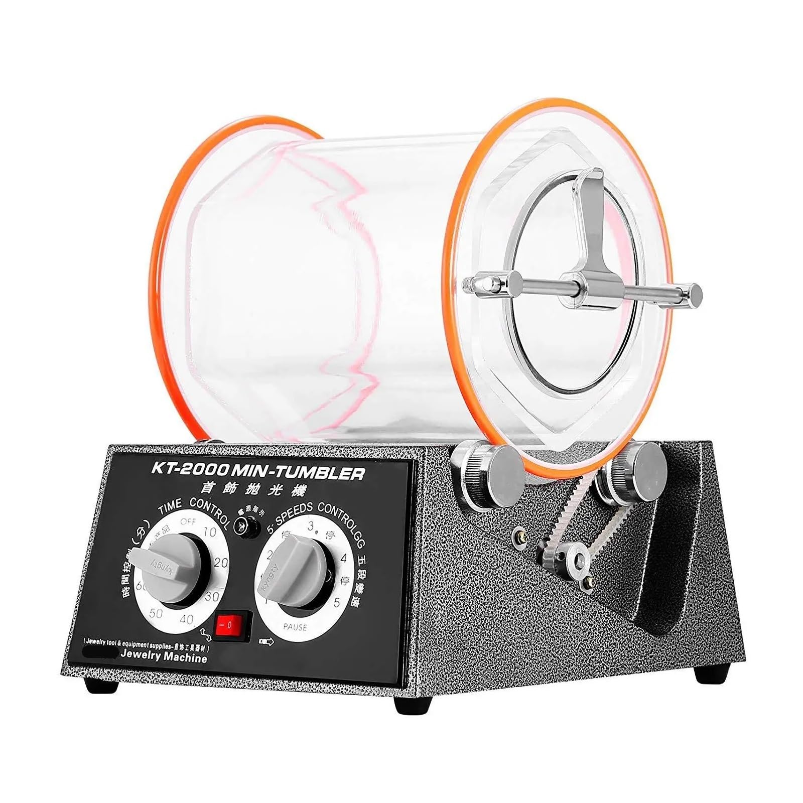 Ewsdsfs 110V Kt-2000 5Kg Rotary Tumbler Jewelry Surface Polisher Finisher Polishing Finishing Machine(110V)