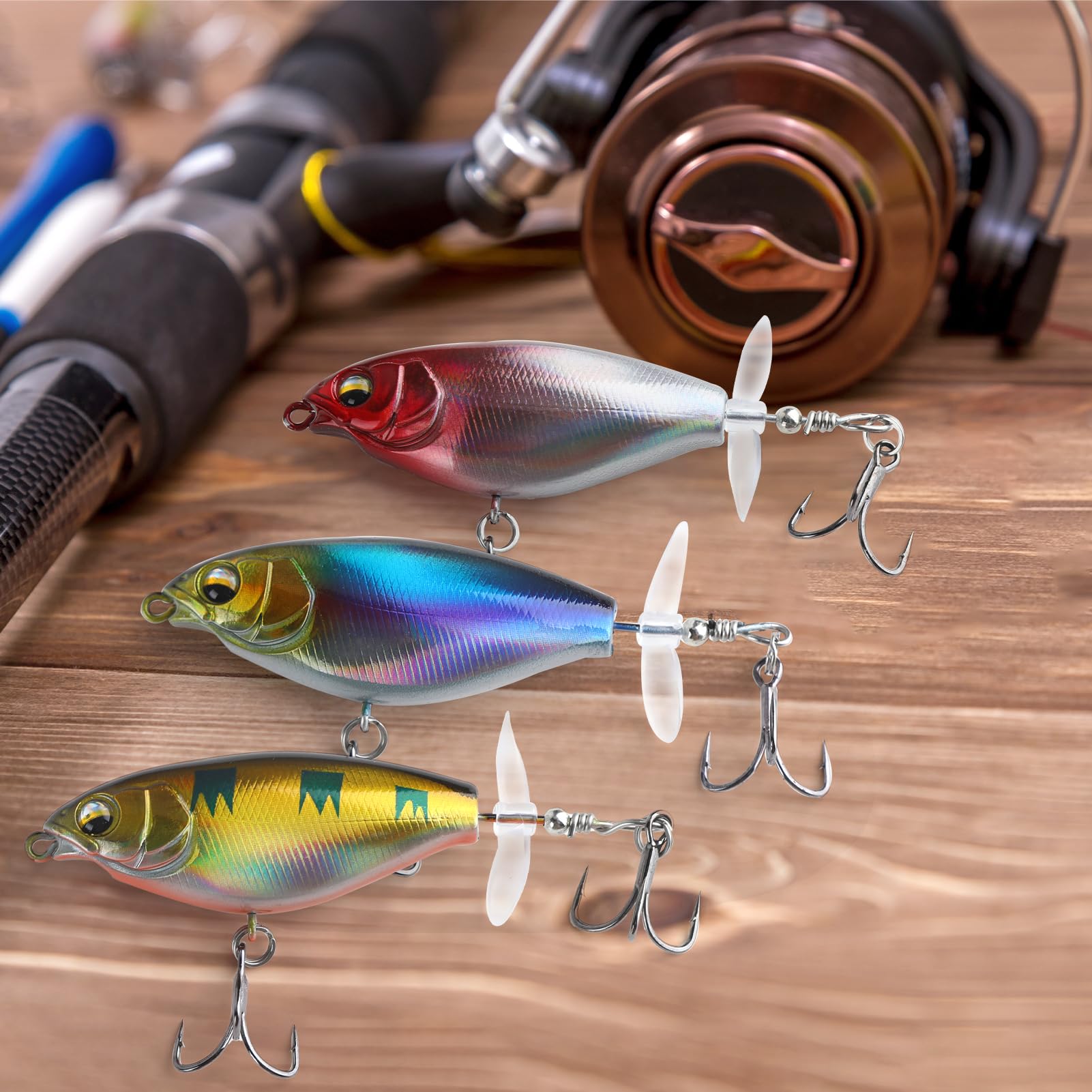 Esca Whopper Plopper Esca Da Pesca Topwater Whopper Plopper - Foto 6