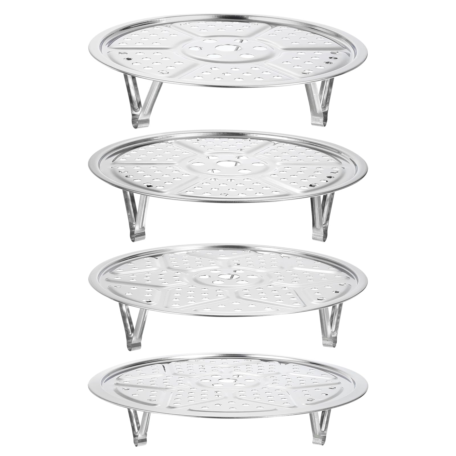 Grille de cuisson vapeur inox avec support stable pour cuiseur instantané