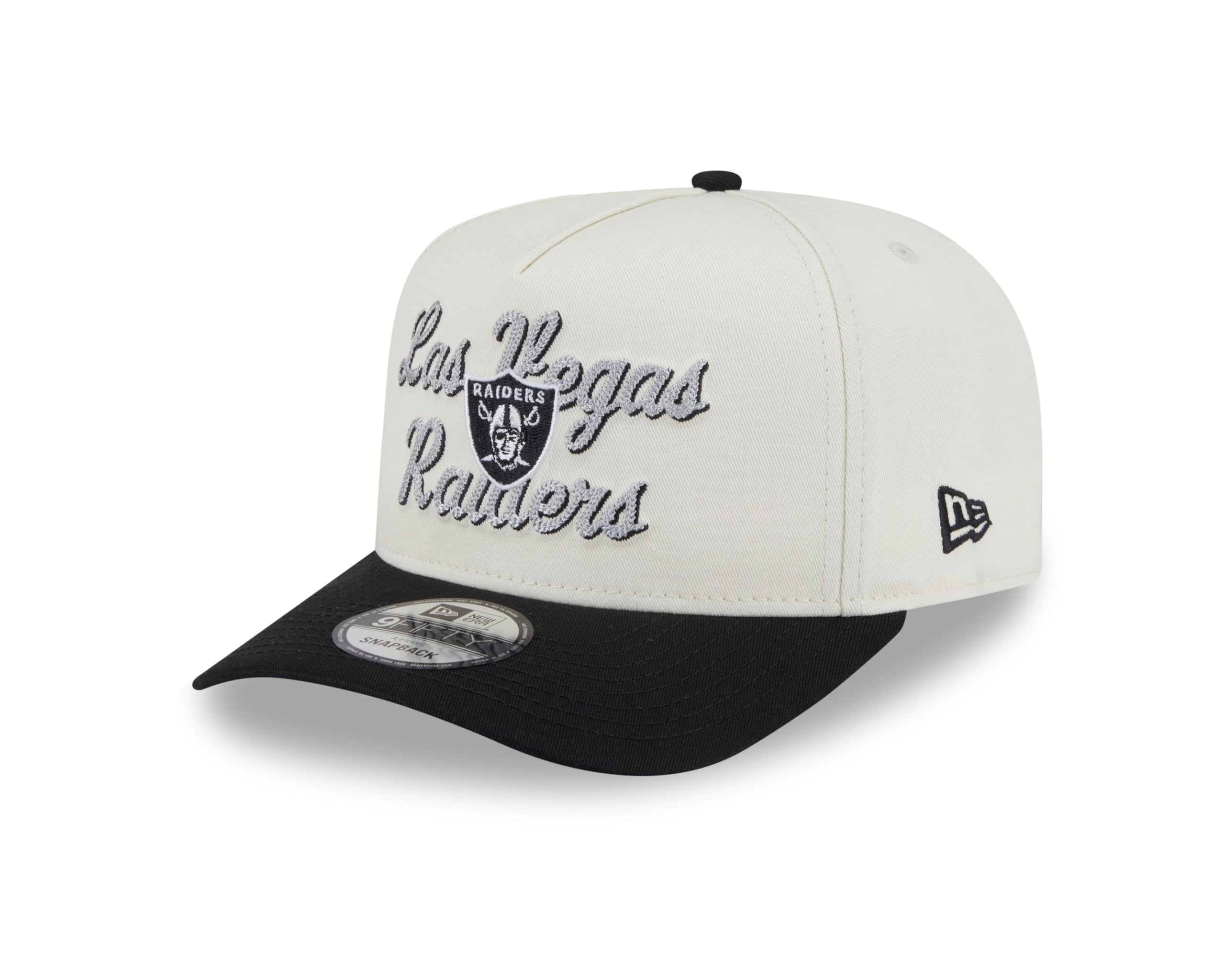 New Era Las Vegas Raiders Chainstitch 9Fifty A-Frame Cap Beige
