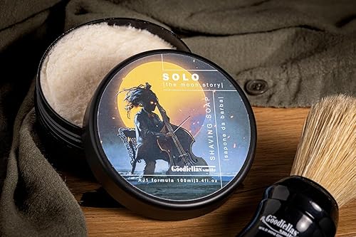 Miniatura 4 de The Goodfellas' Smile, Jabón de afeitar de lujo, formulado para su uso con un cepillo de afeitar, fabricado en Italia (Solo)