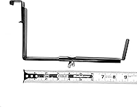 Vista 6 de Hold It Mate Kit de soporte universal ajustable de 20 pulgadas para jardinera, incluye 2 soportes inferiores resistentes ajustables de 5.5 a 8.5