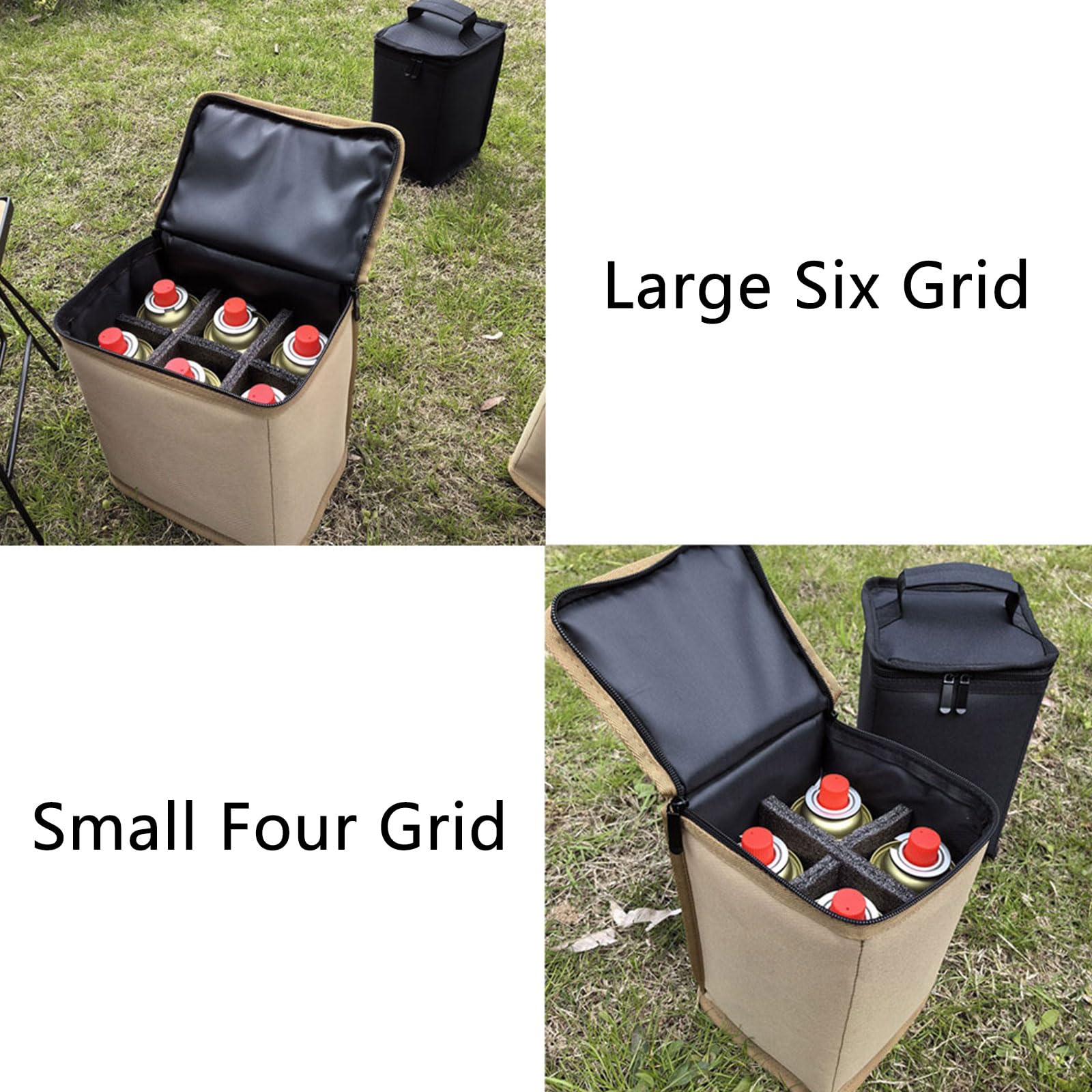 TNNOKL Camping Tanks Storage Bag Portable Fuels Cylinder Protective Case Camp Light Carrying Bag Camping Accessories