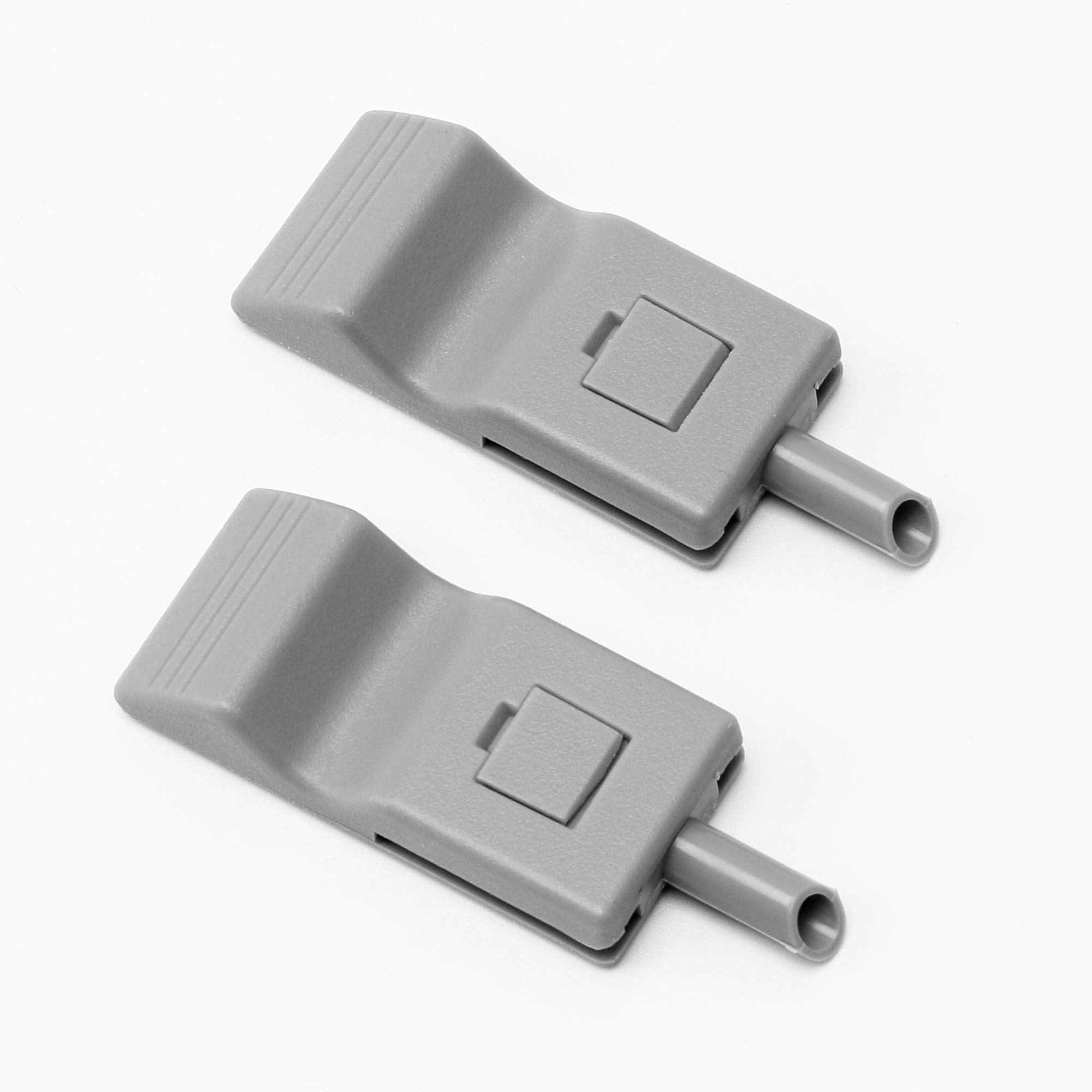 RDBS 2PCS Gray Interior Front or Rear Side Door Lock Knob Tab Car Window Locker Compatible with Chevrolet GMC Silverado Sierra 2007-2013, 07 Classic Model Excluded