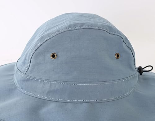 Miniatura 3 de Home Prefer Sombrero de verano UPF 50+ para hombre, sombrero de pesca de ala ancha, sombrero de safari