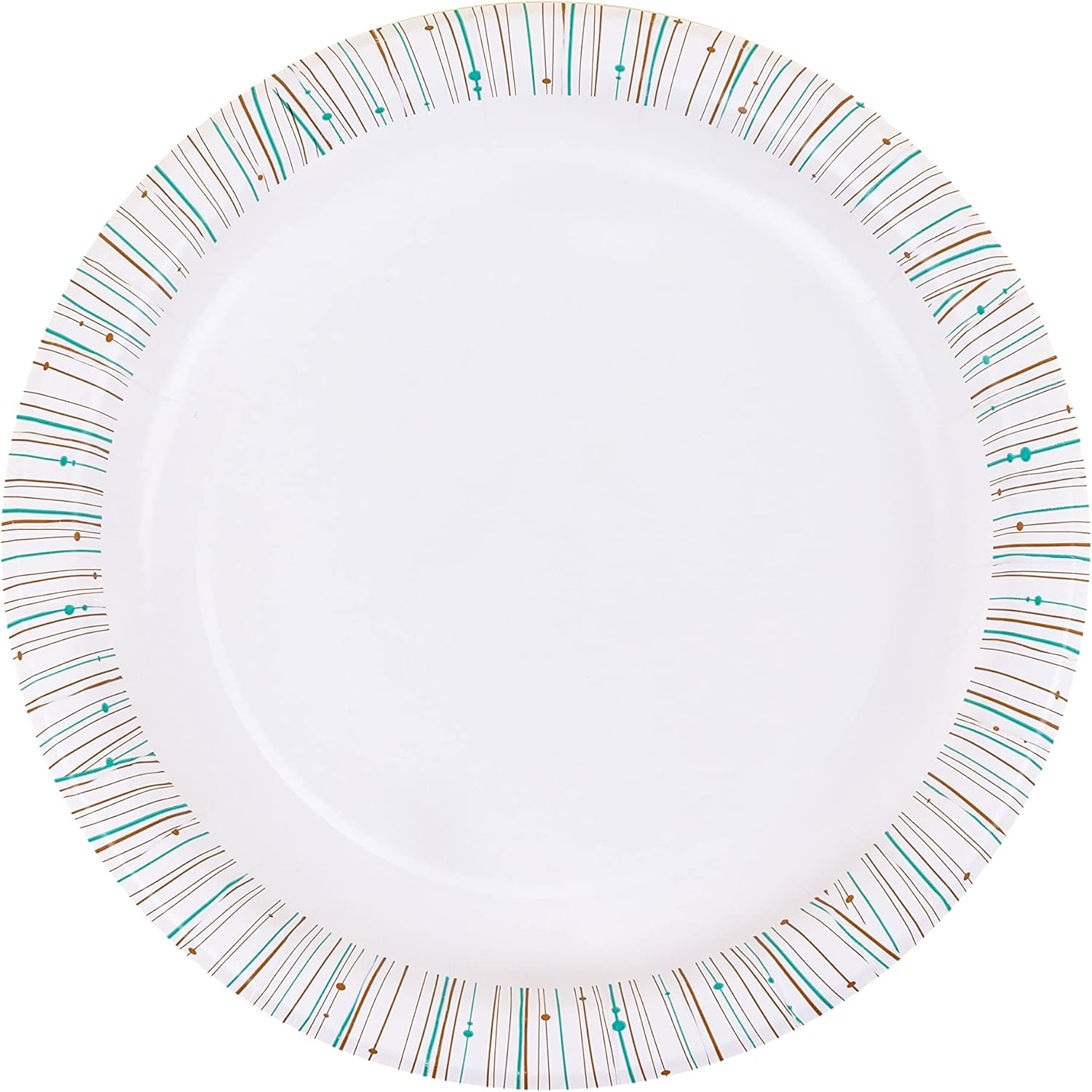 Smygoods 9 Inch Paper Plates 100% Compostable [200 Pack]