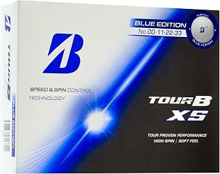 BRIDGESTONE(ブリヂストン)ゴルフボール TOUR B XS 2026年モデル 12球入 ホワイト BLUE EDITION S6BXJ