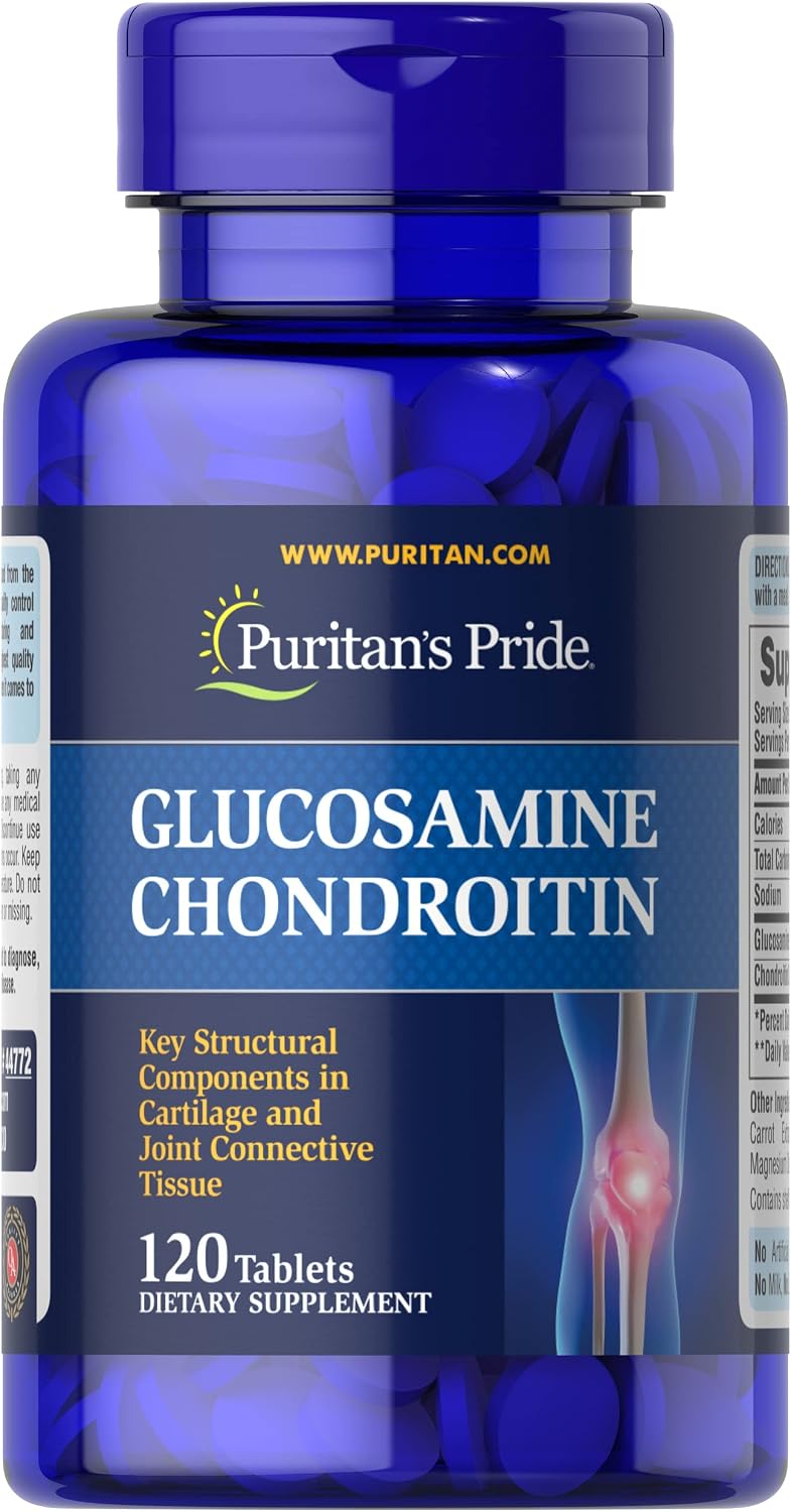 Puritan's Pride Glucosamine Chondroitin Mini Tabs Tablets, 120 Count