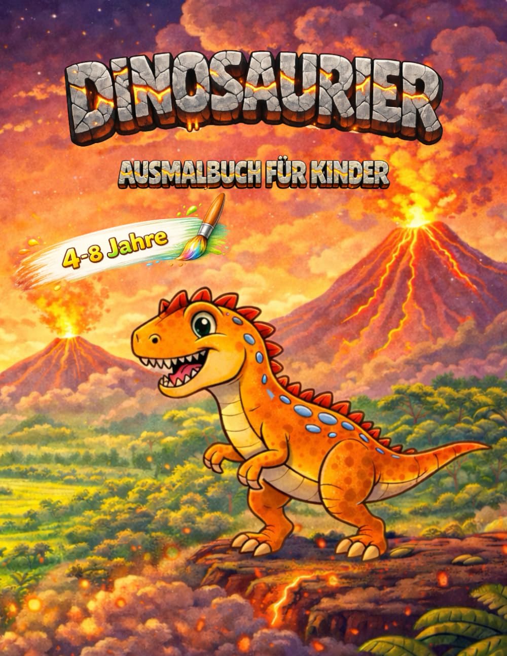 DINOSAURIER: Lerne und male mit Alfie