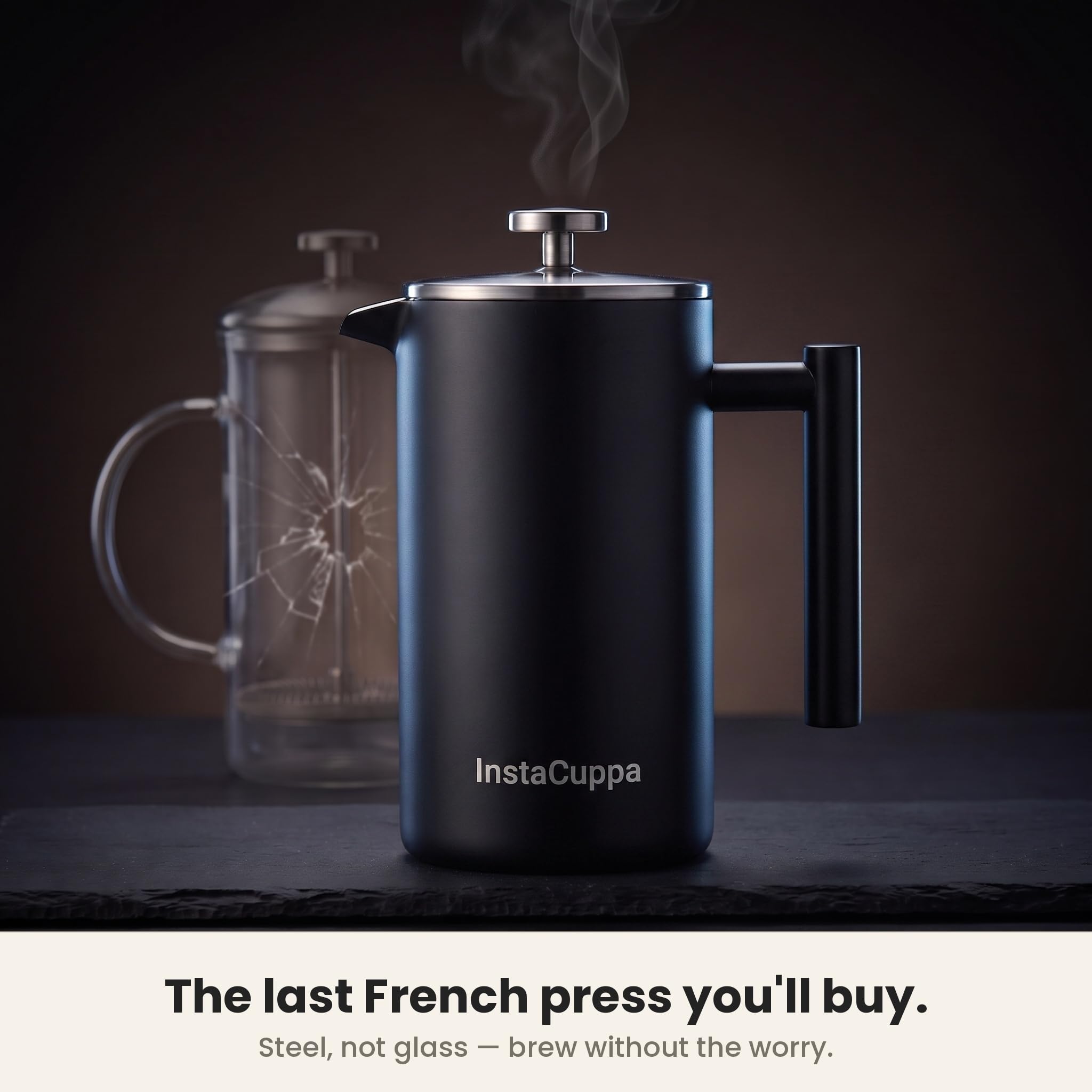 InstaCuppa French Press - Premium Coffee Maker -6