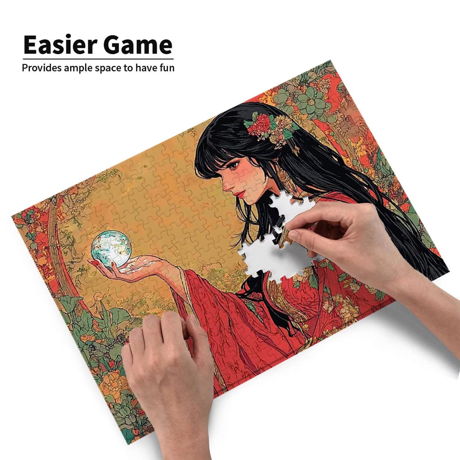 Puzzle de 1000 Piezas Puzzle Adultos 75x50cm Juego Educativo Regalos Rompecabezas para Adultos y niños a Partir de 14 Años, Regalo Creativo para la Relajación - (Mujer) t-640