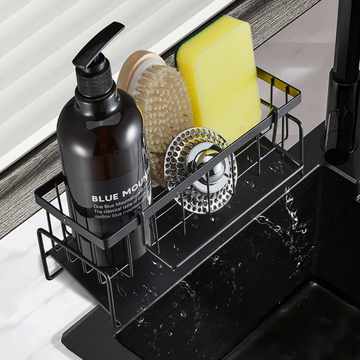 REALINN Under Sink Organizer, Pull Out Organizer Slide Out Sink