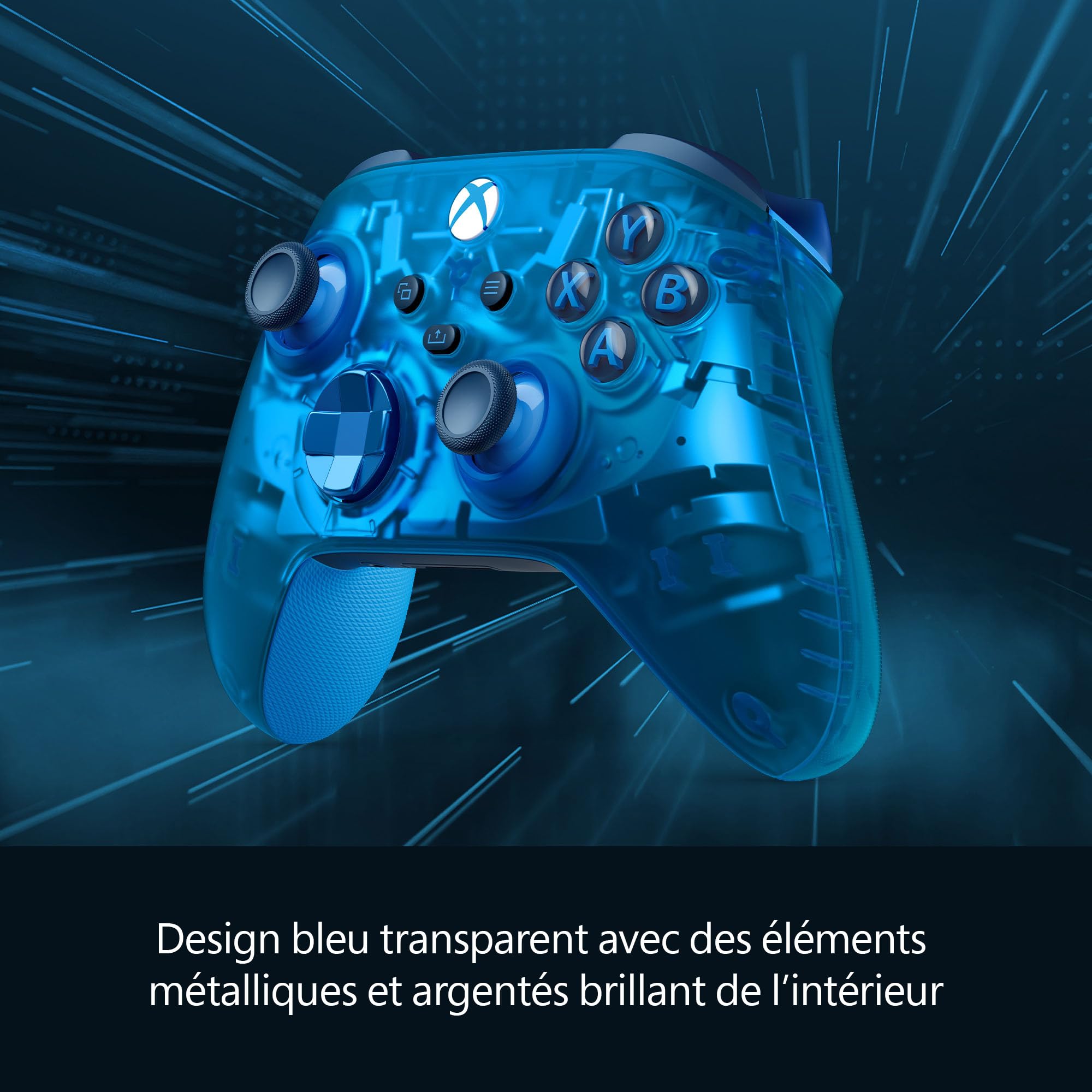 Xbox Microsoft Manette sans fil Édition spéciale Sky Cipher